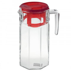 43414 Glass jug with lid 1250ml KÖSEM, Pitchers, teapots, mugs, jar